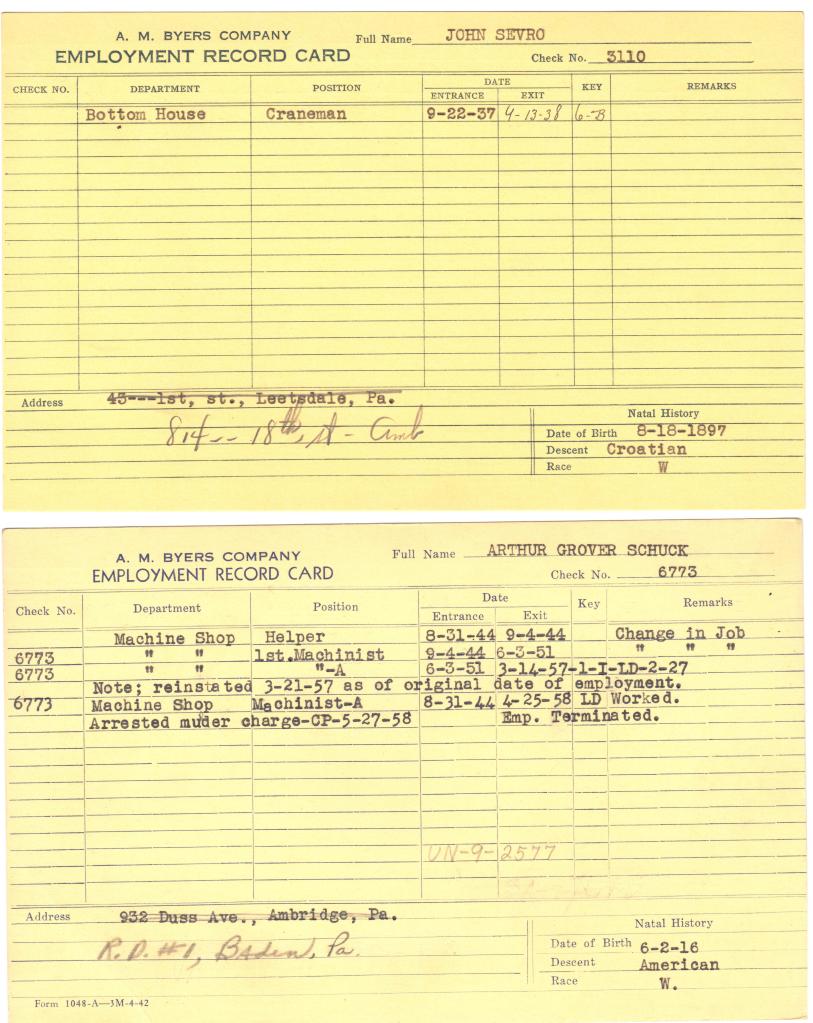 Byers Card